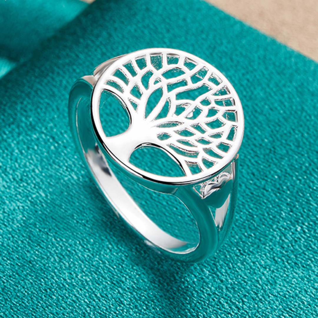 925 sterling silver "Tree of Life" ring