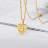 Eternal Sunshine Love Necklace with 18K Gold Plated Initials
